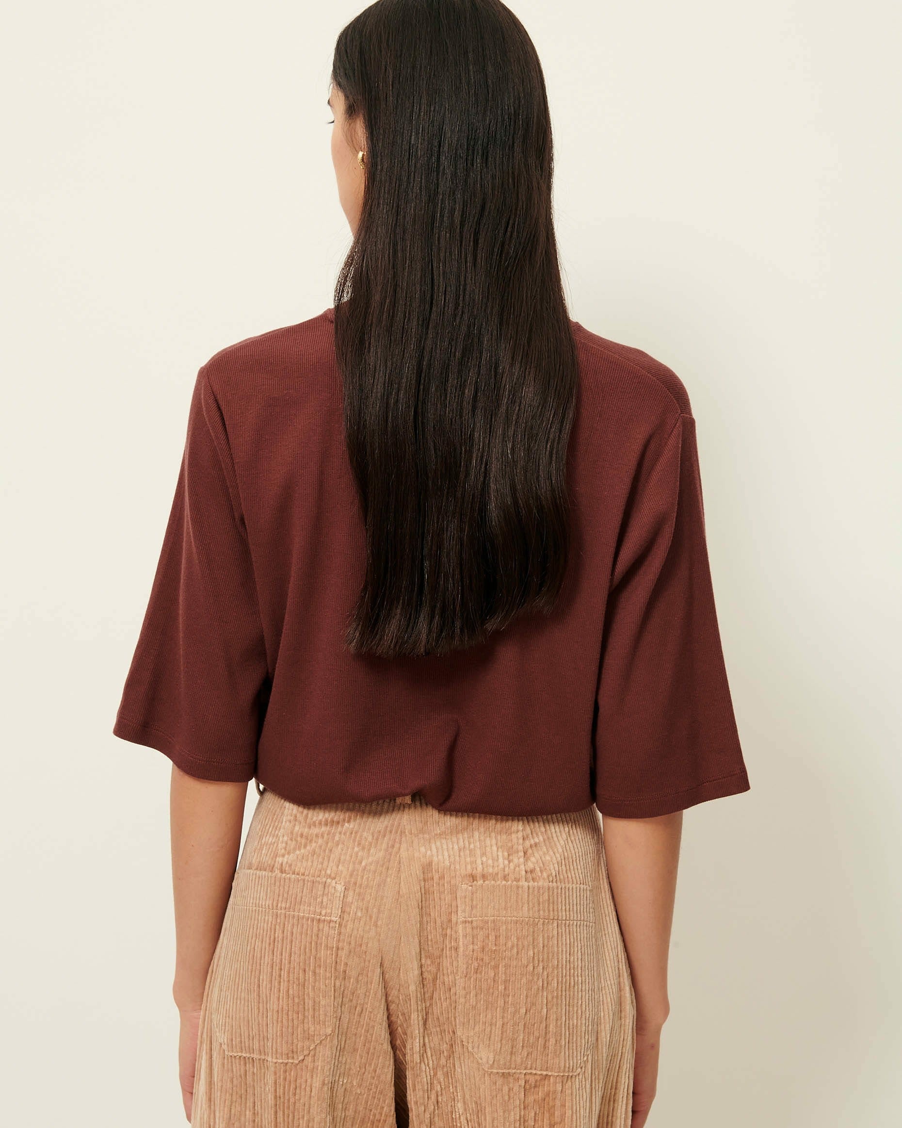Women SERGE CO Burgundy | T-shirt