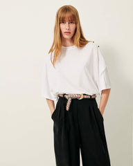 Women SUMMER NIGHT Optical White | T-shirt