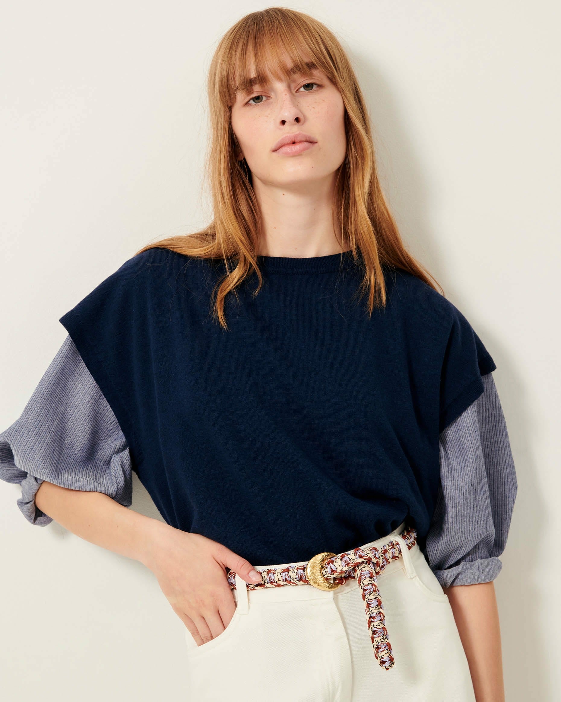 Women TIBERIO Bleu de Chine | Top
