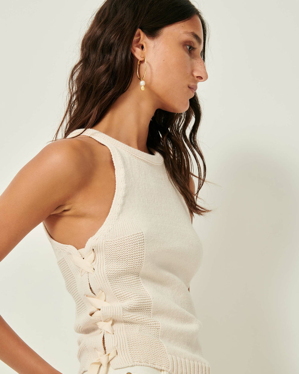 Women MARY R Fleur de Sel | Tank top