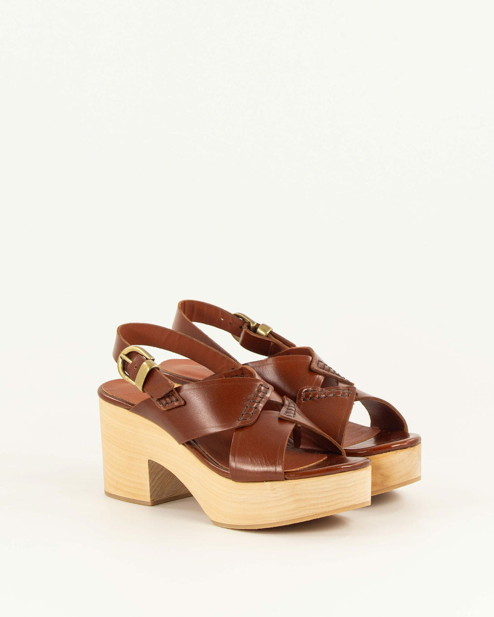 Women BHAWAN Cognac Leather | Sandals