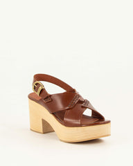 Women BHAWAN Cognac Leather | Sandals