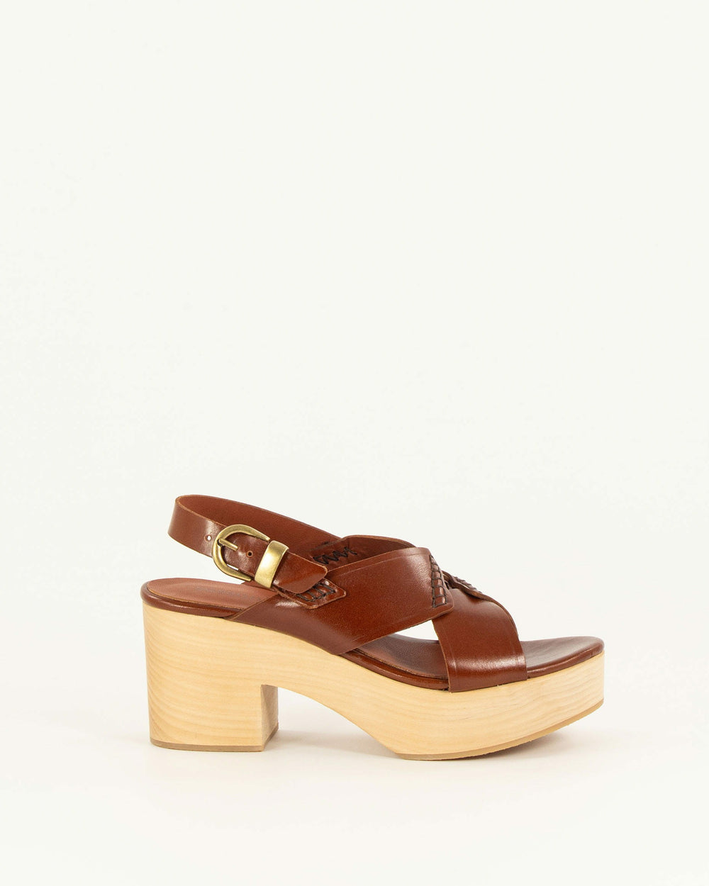 Women BHAWAN Cognac Leather | Sandals
