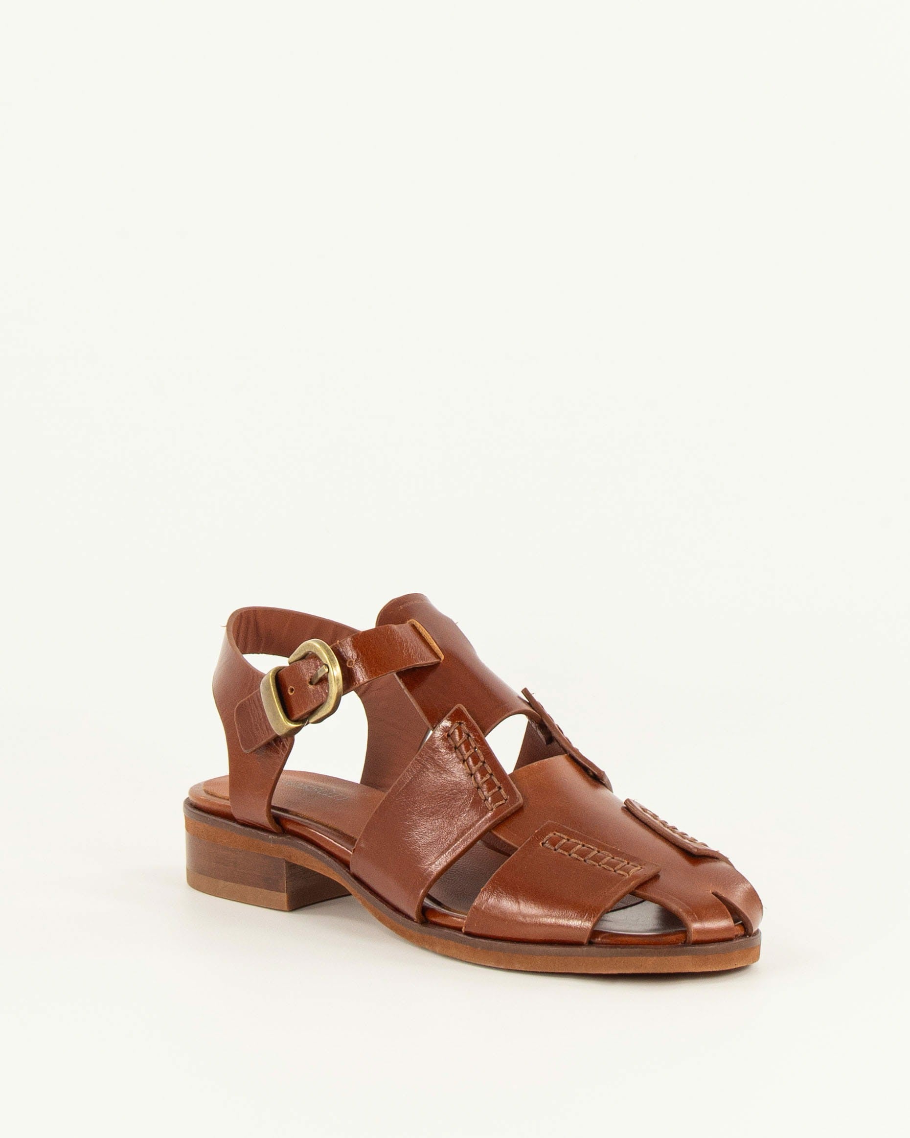 Women CUDILLERO Cognac Leather | Sandals