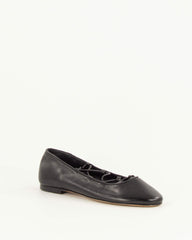 Women PINA Black Leather | Ballerina