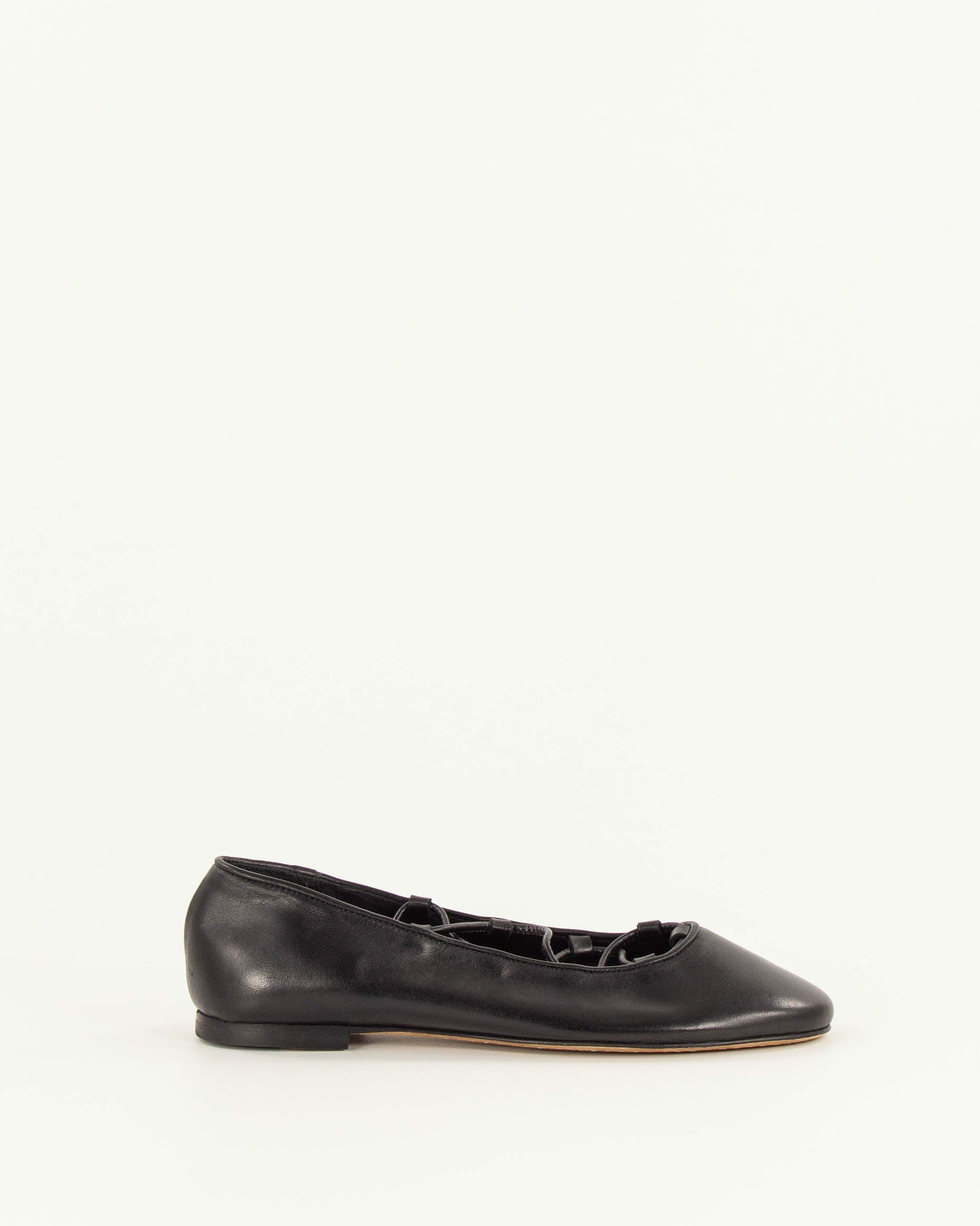 Women PINA Black Leather | Ballerina