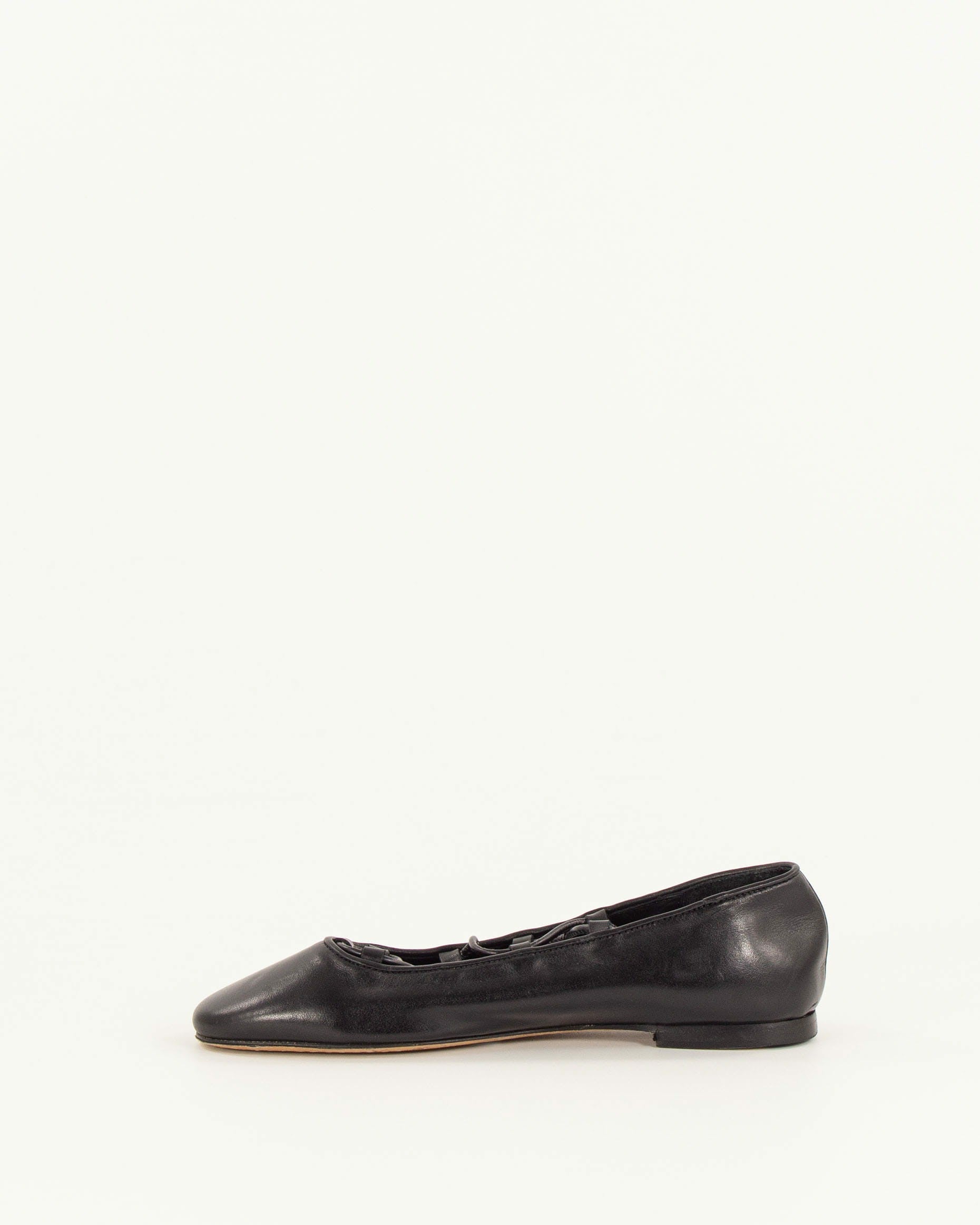 Women PINA Black Leather | Ballerina