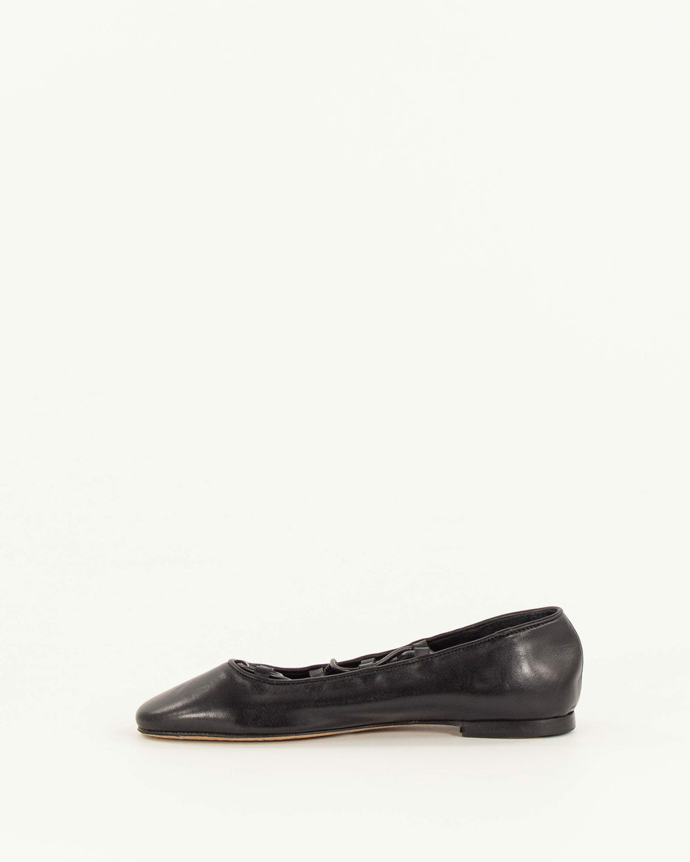 Women PINA Black Leather | Ballerina