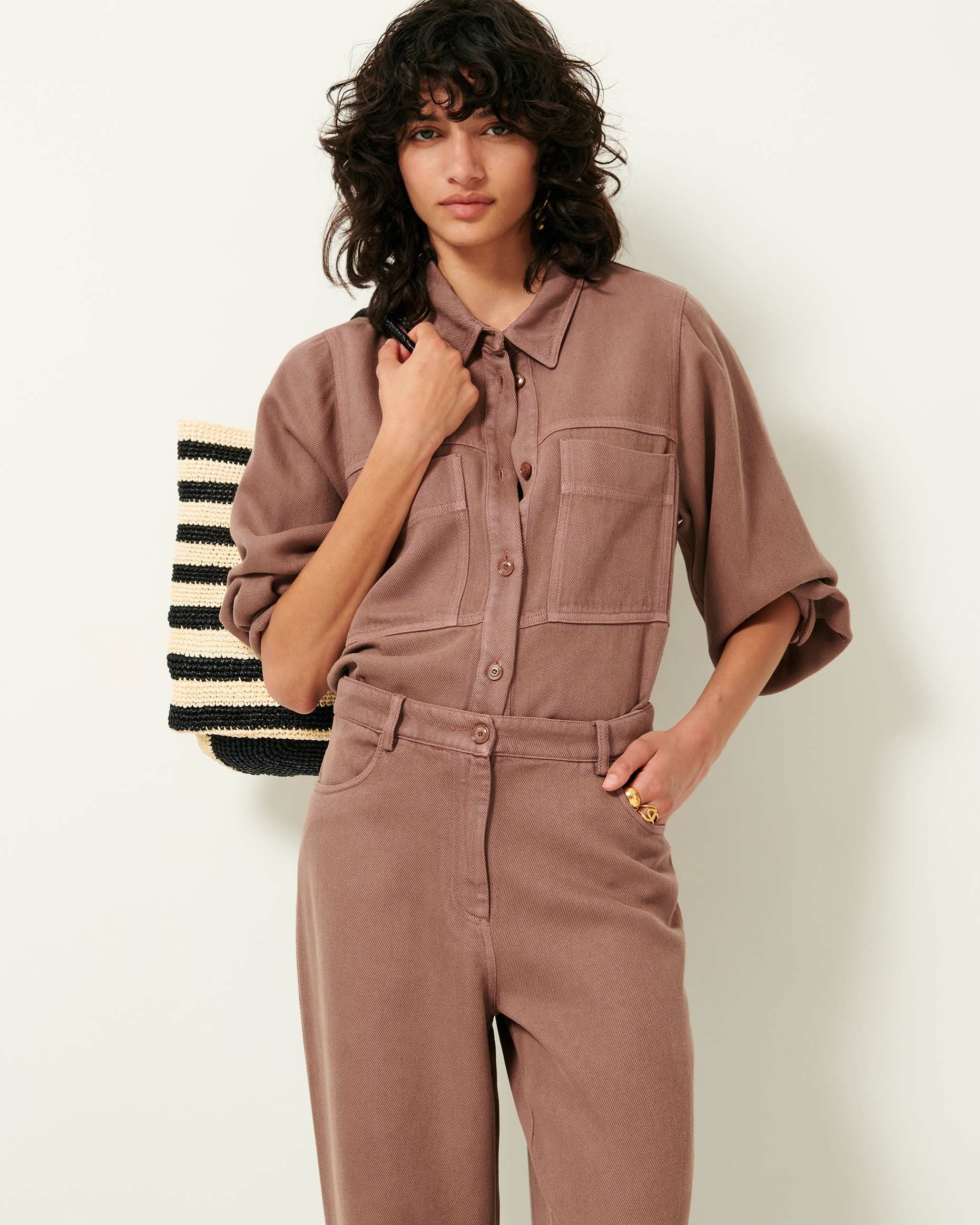 Women LEONE Marble Rose | Overshirt
