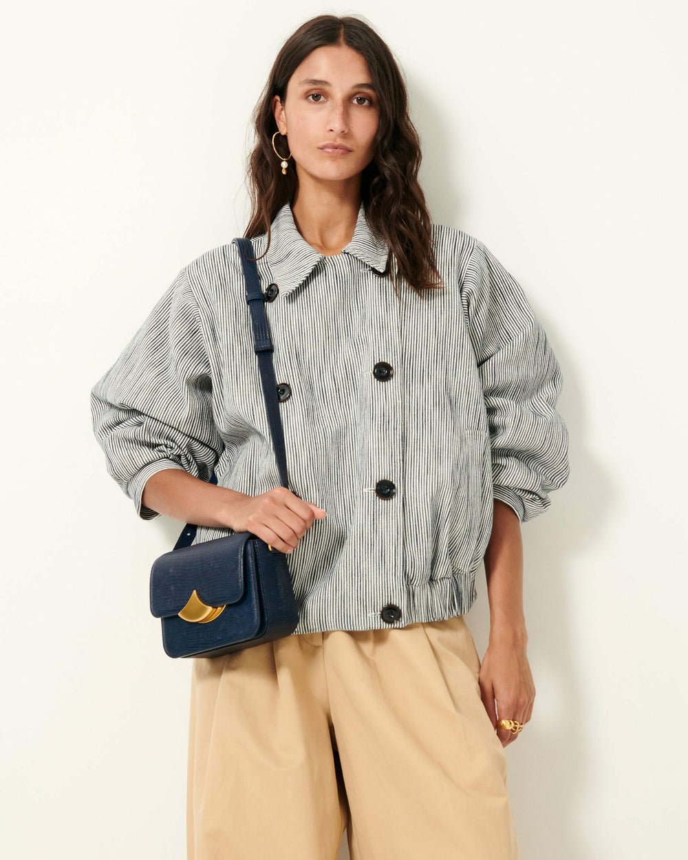 Women DILONE Coutil Blue | Jacket