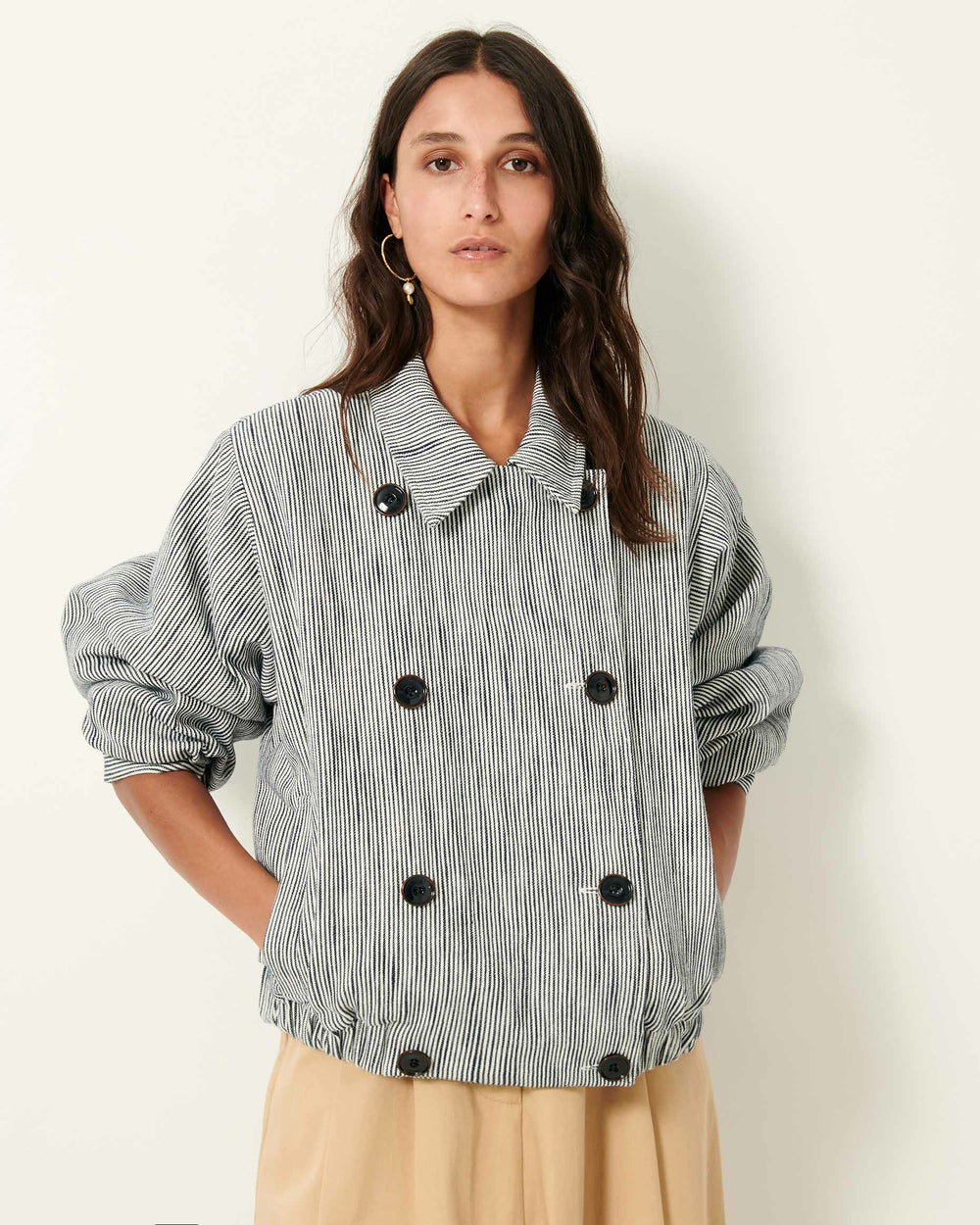Women DILONE Coutil Blue | Jacket