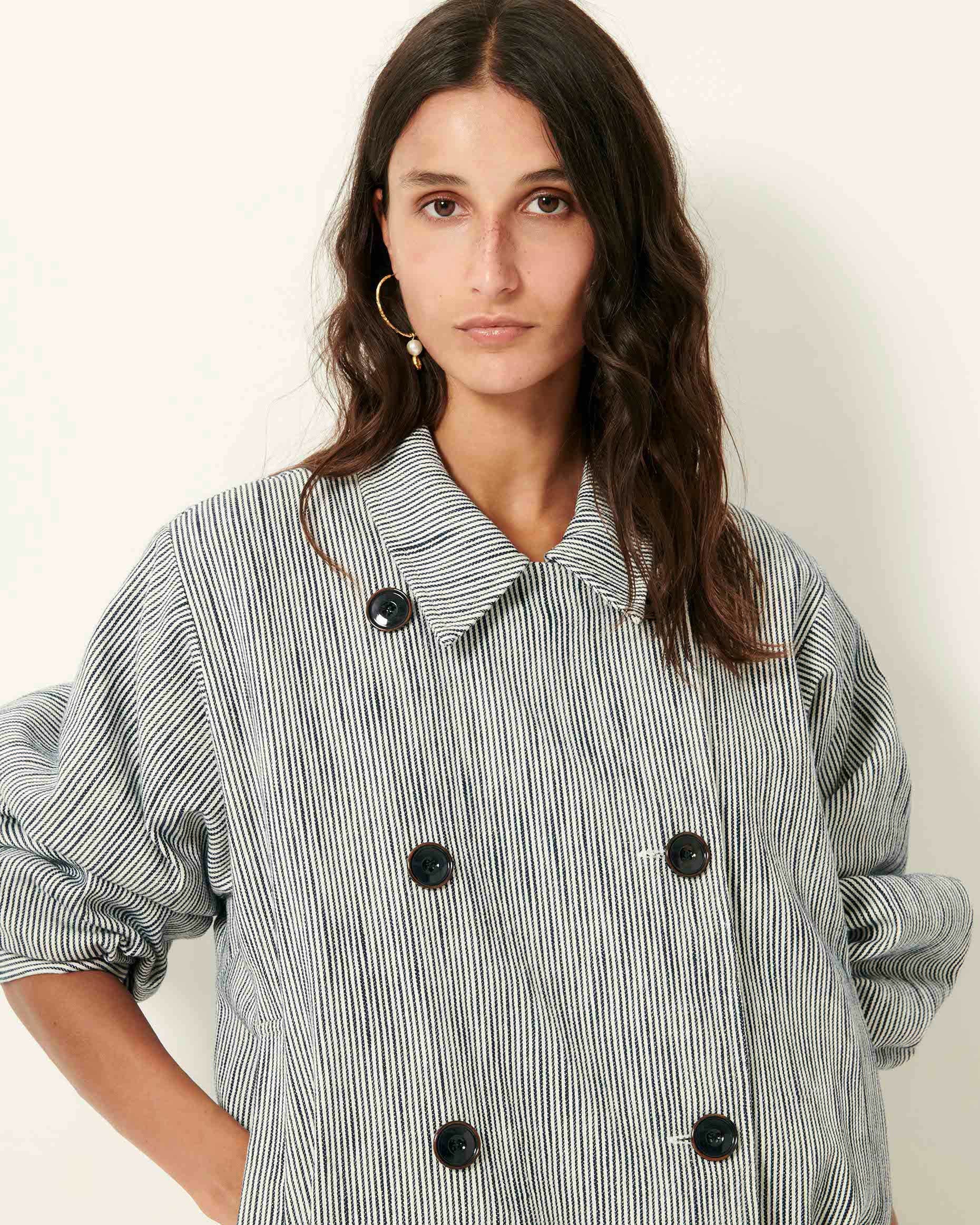 Women DILONE Coutil Blue | Jacket