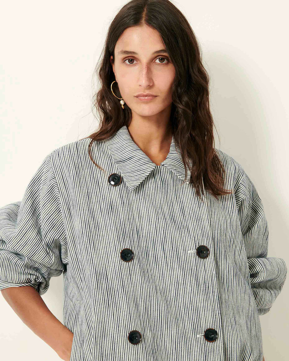 Women DILONE Coutil Blue | Jacket