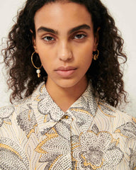 Women BRITJET Whi Indobloom | Shirt