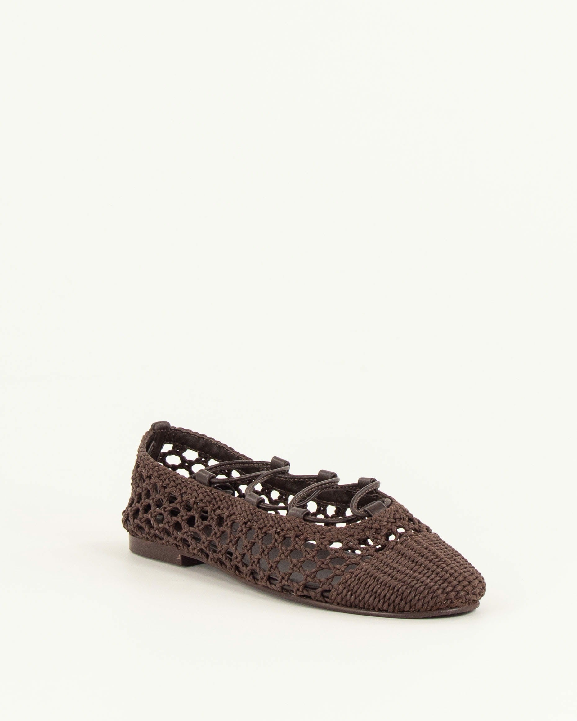 Women PINA TRESSE Dark Brown | Ballerina