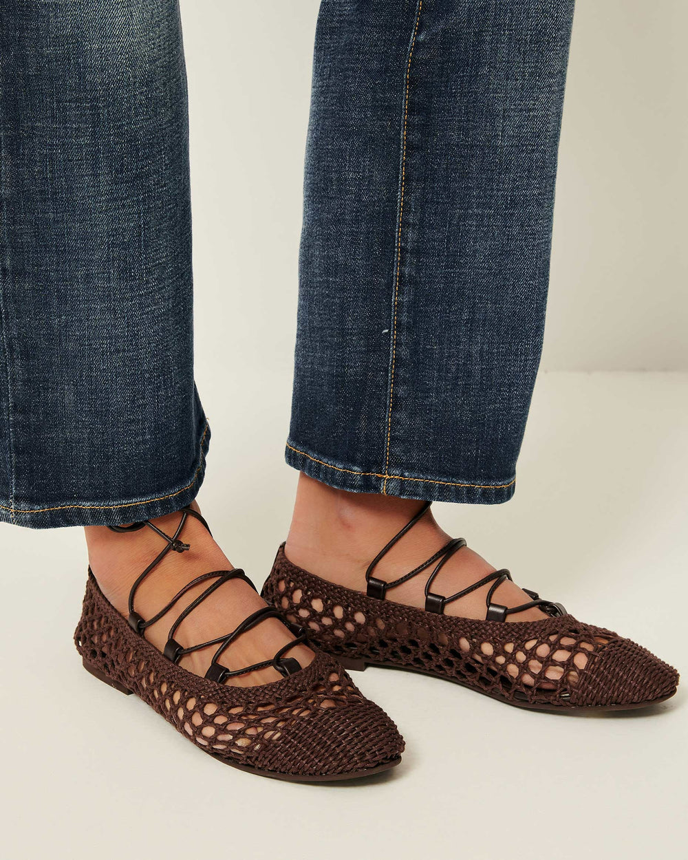 Women PINA TRESSE Dark Brown | Ballerina