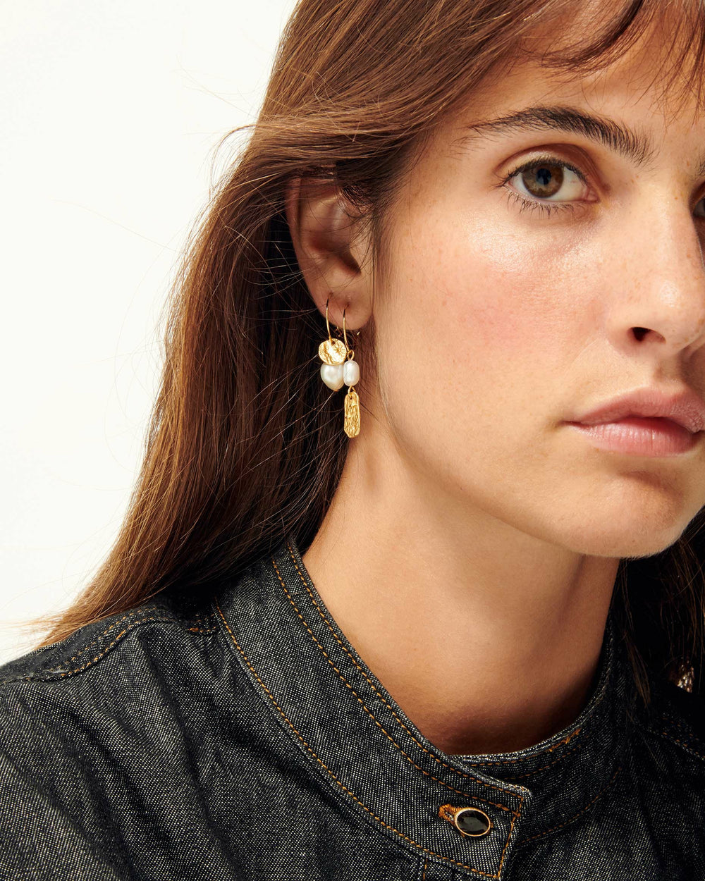 Women SOREN PEARL Doré | Earrings