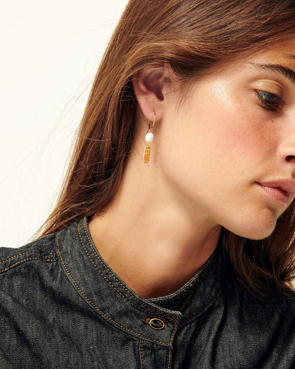 Women SOREN PEARL Doré | Earrings