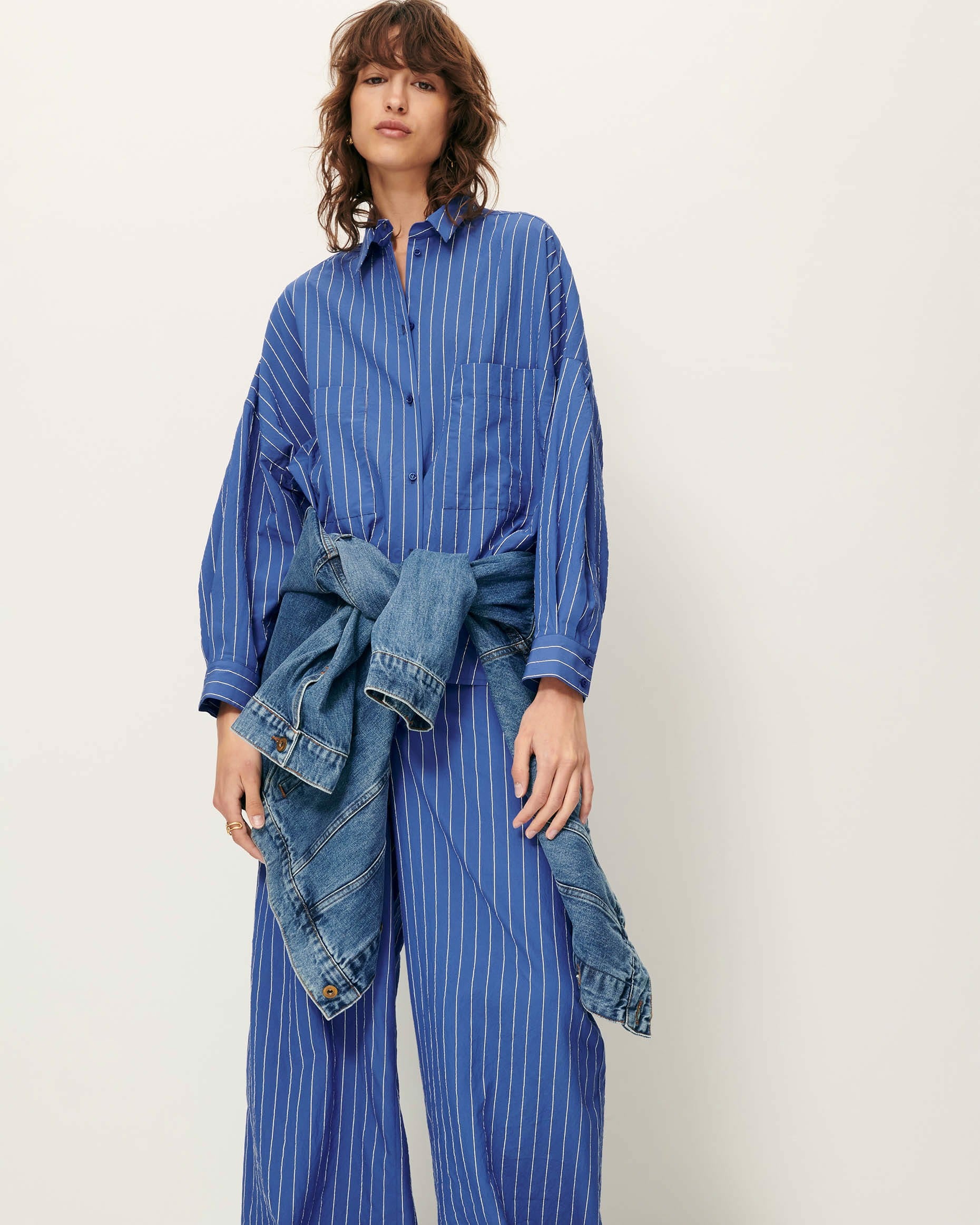 Women FONTANIA Office Blue | Shirt