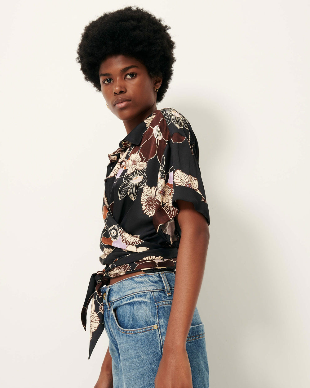 Women PROCIDA Black Hybis | Shirt