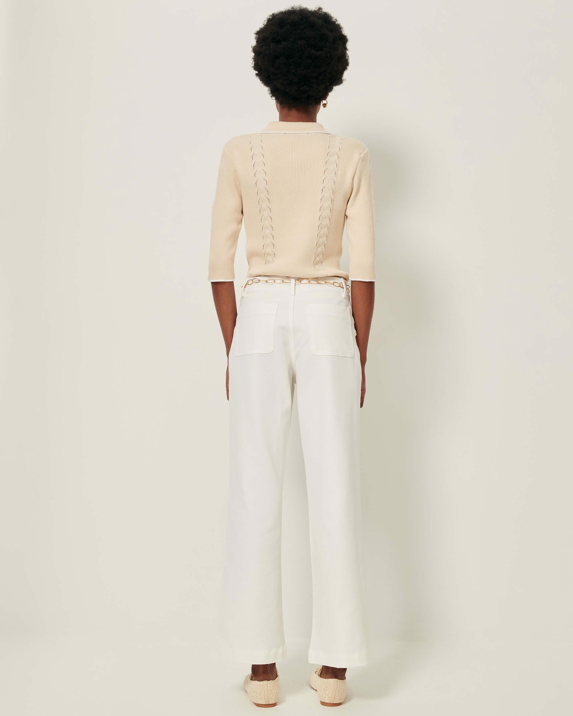 Women VOLTA Optical White | Pants