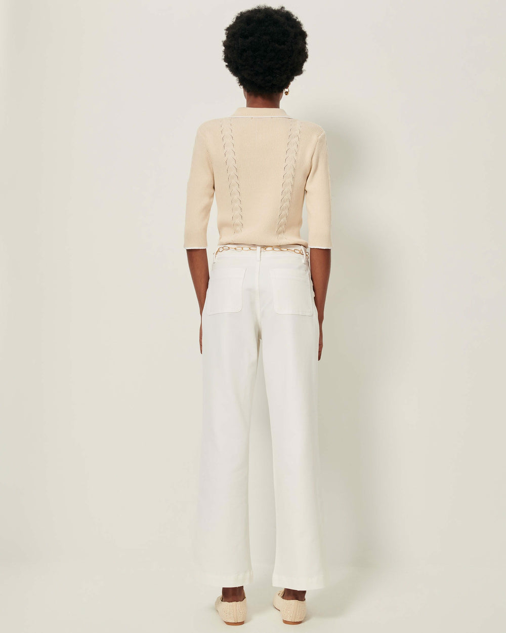 Women VOLTA Optical White | Pants
