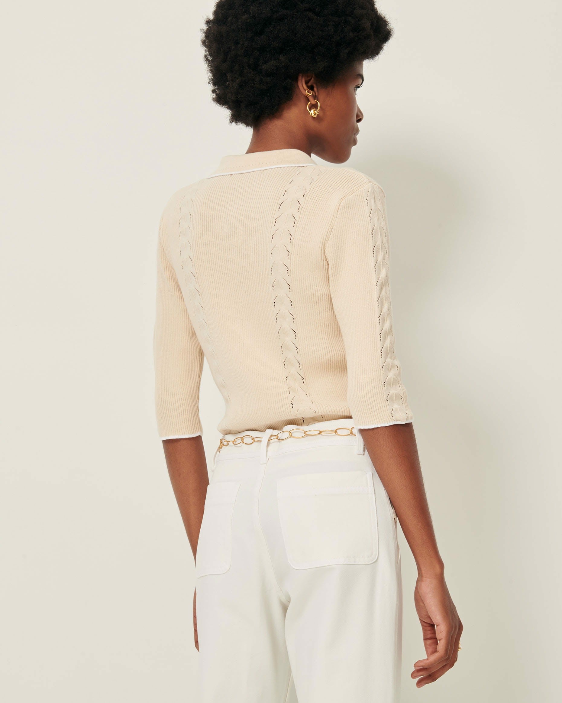 Women VOLTA Optical White | Pants