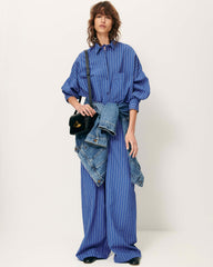 Women PROVENCIA Office Blue | Pants
