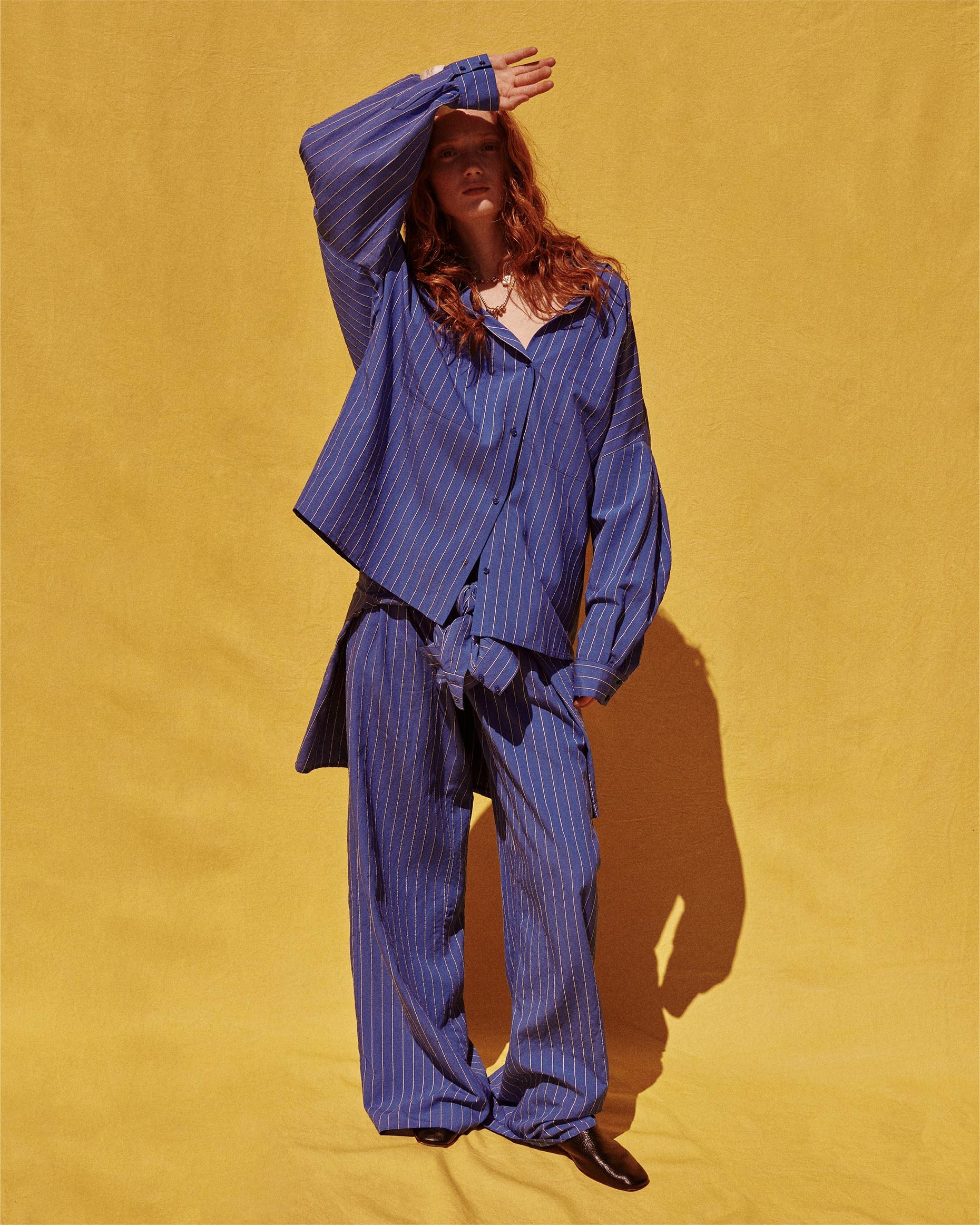 Women PROVENCIA Office Blue | Pants