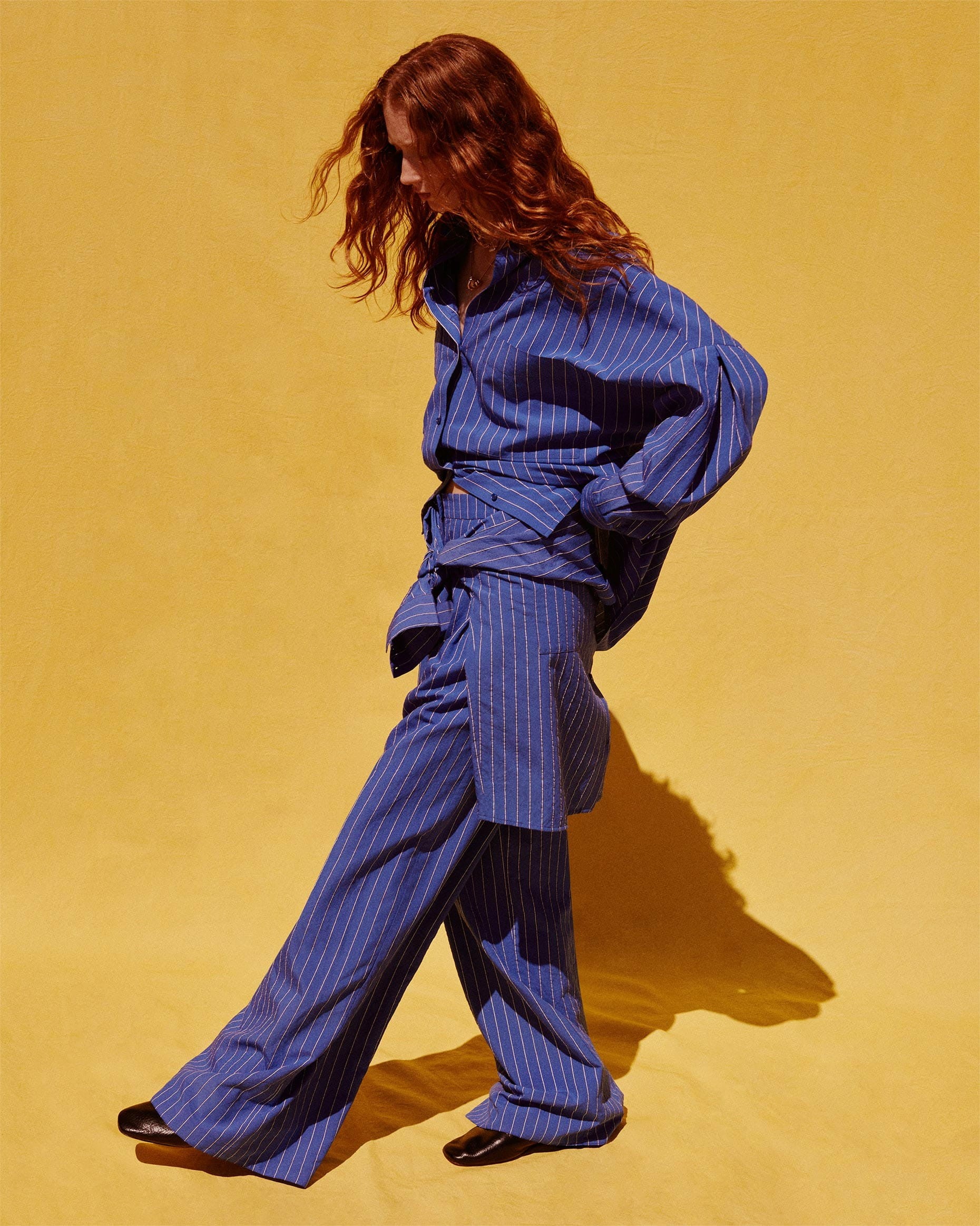Women PROVENCIA Office Blue | Pants