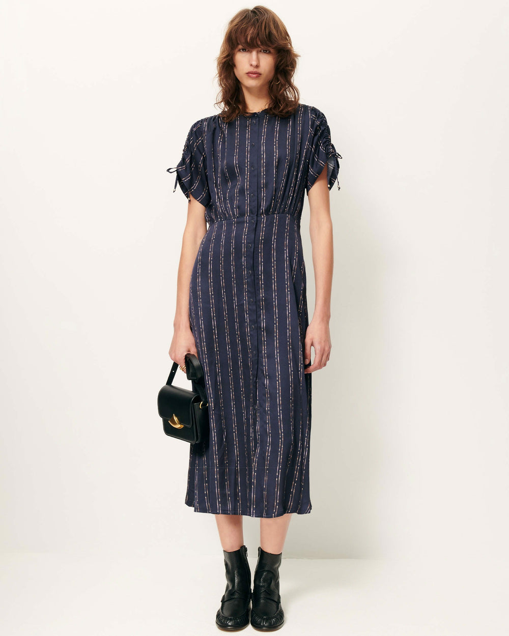 Women NOLONG Navy Plumikat | Dress