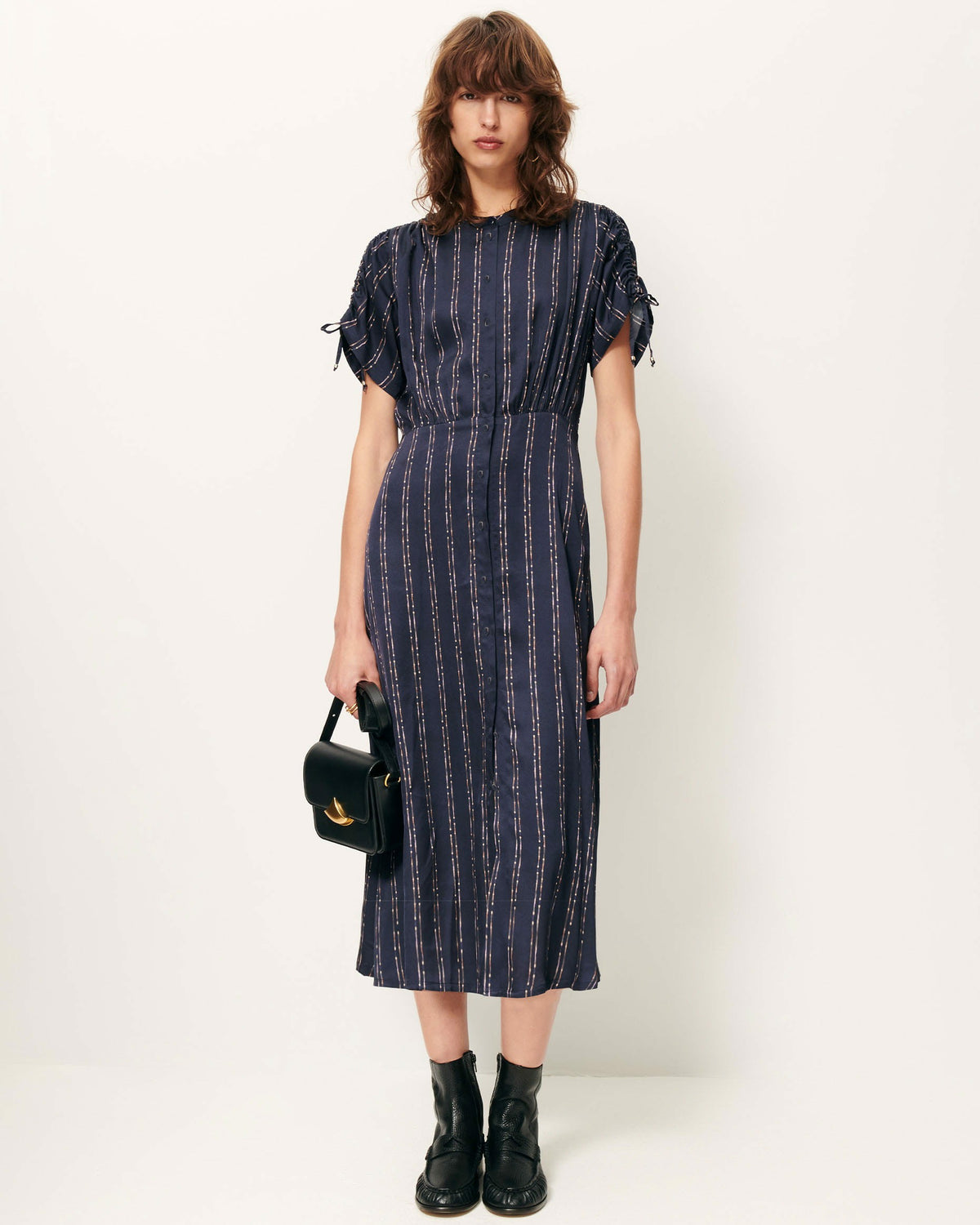Women NOLONG Navy Plumikat | Dress