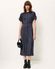Women NOLONG Navy Plumikat | Dress