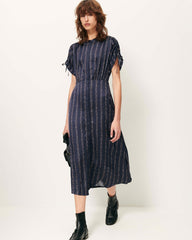 Women NOLONG Navy Plumikat | Dress
