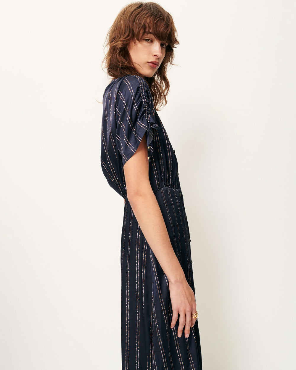 Women NOLONG Navy Plumikat | Dress