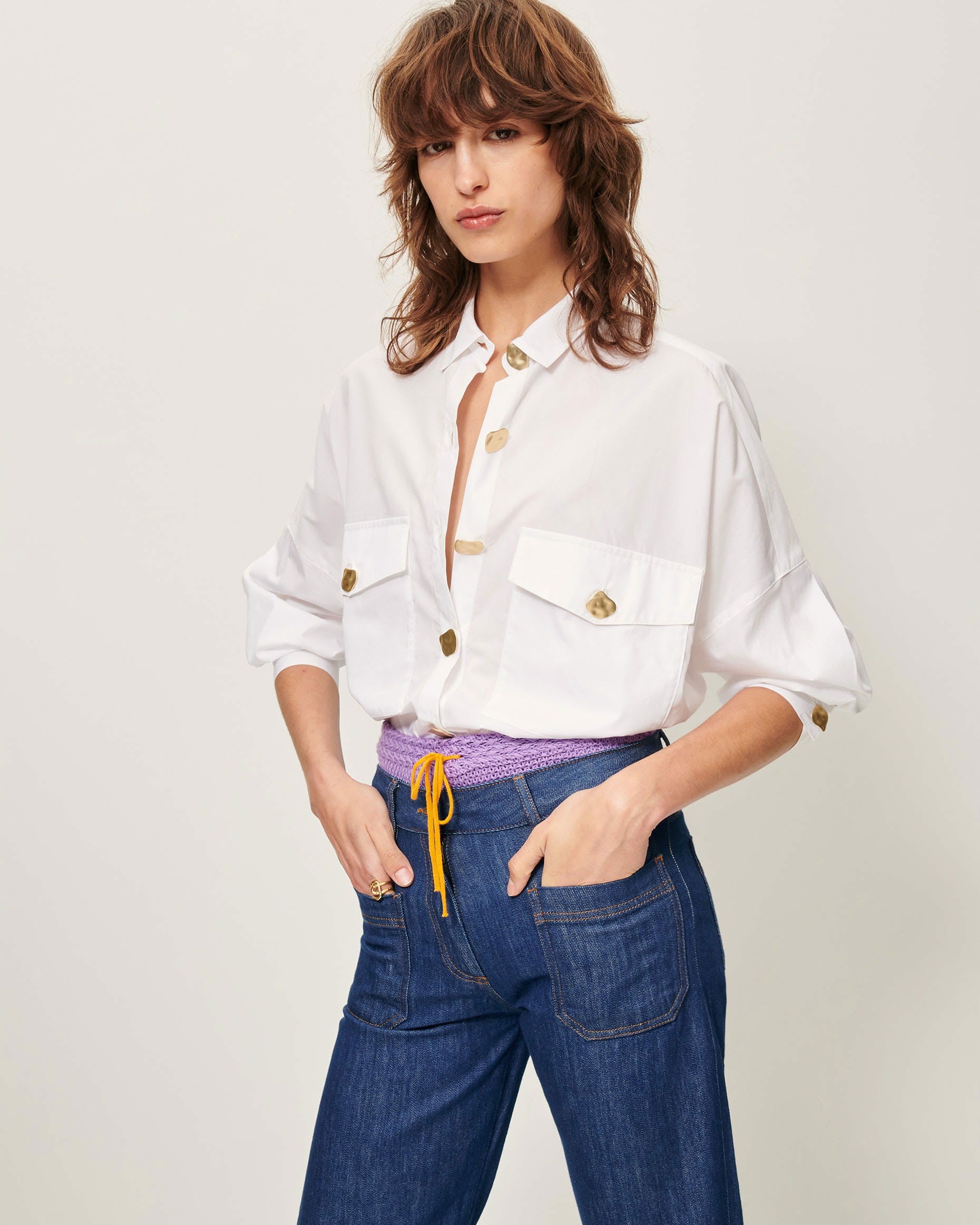 Women BALANCA Optical White | Shirt