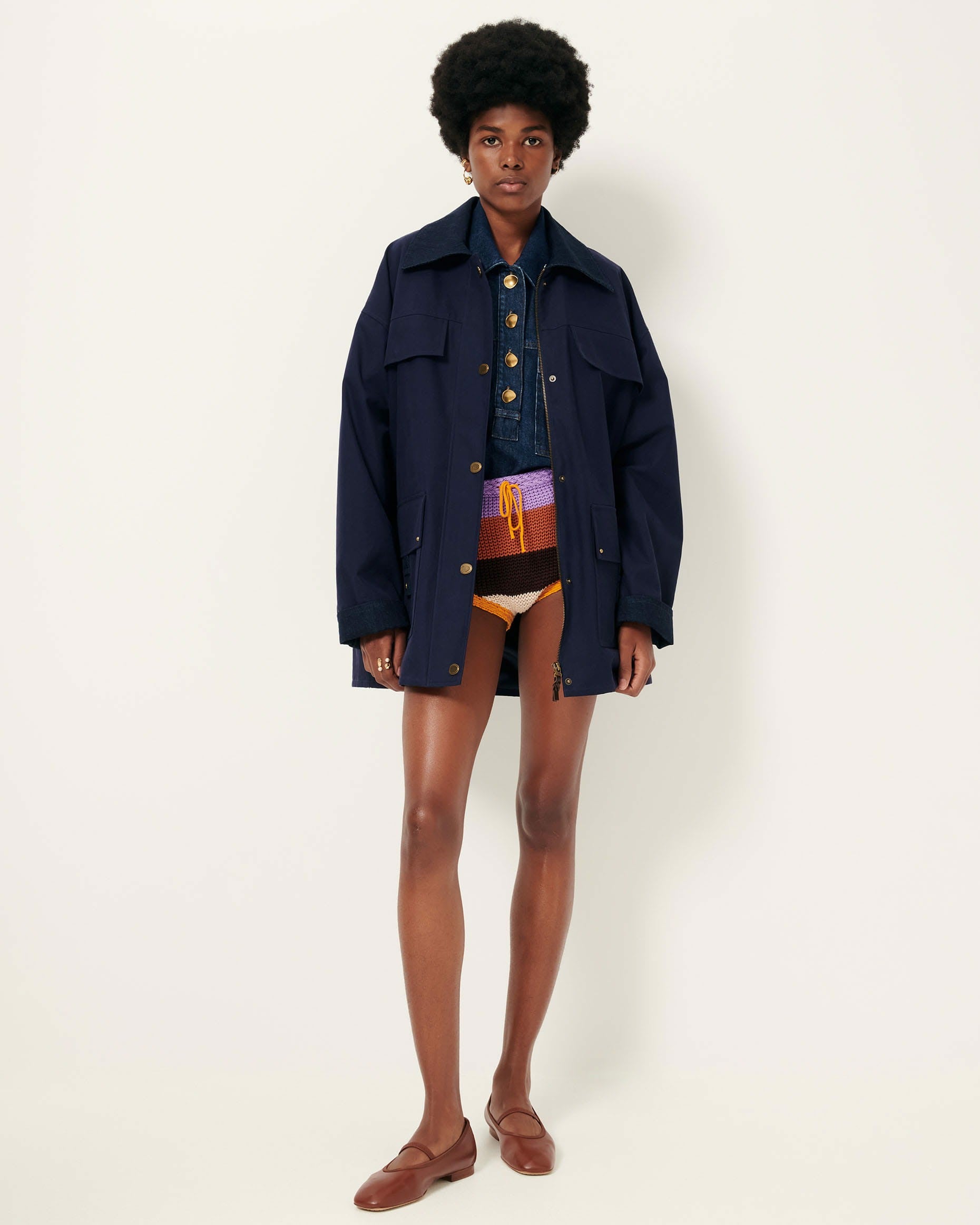 Women HUGUES Ink Blue | Jacket