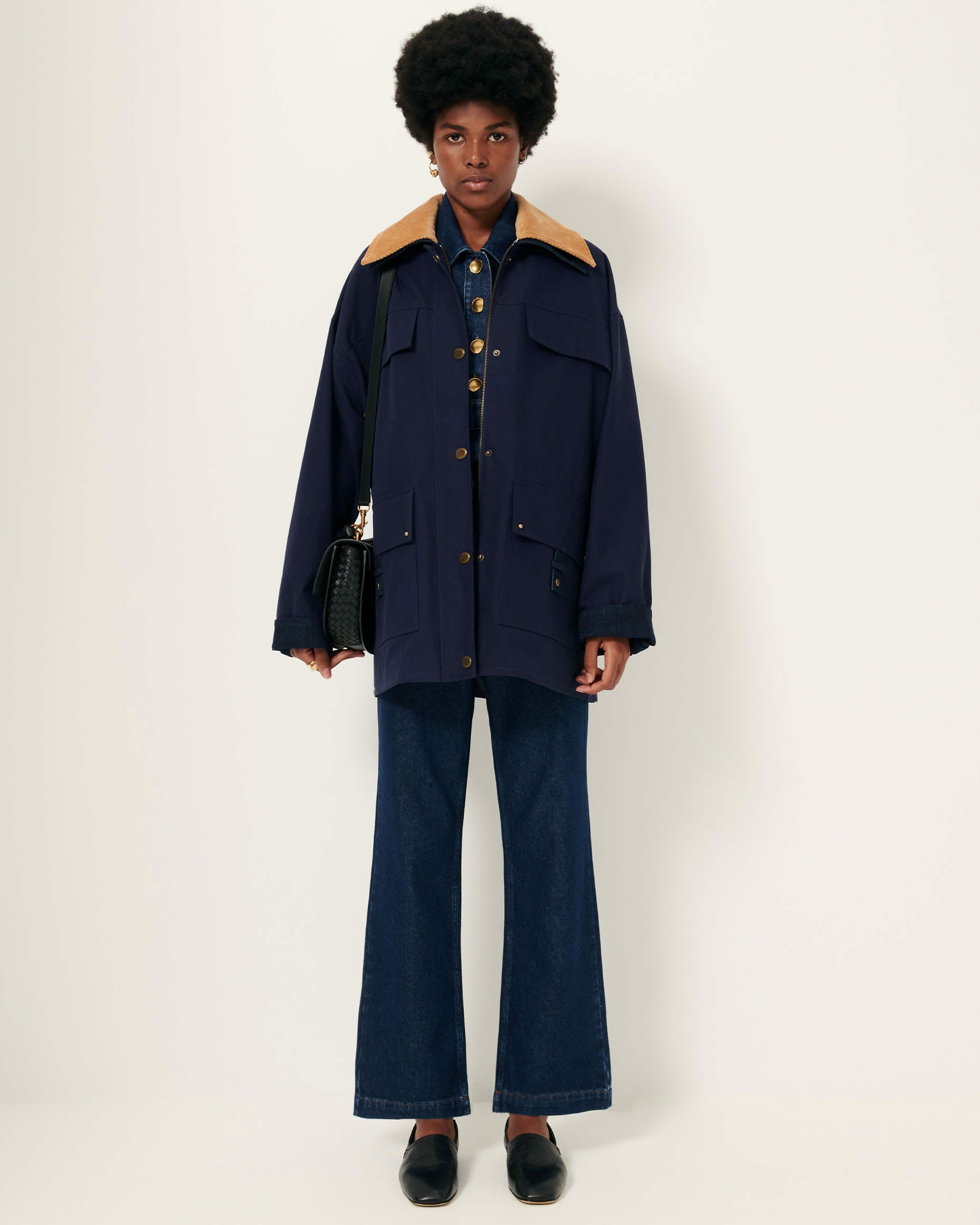 Women HUGUES Ink Blue | Jacket