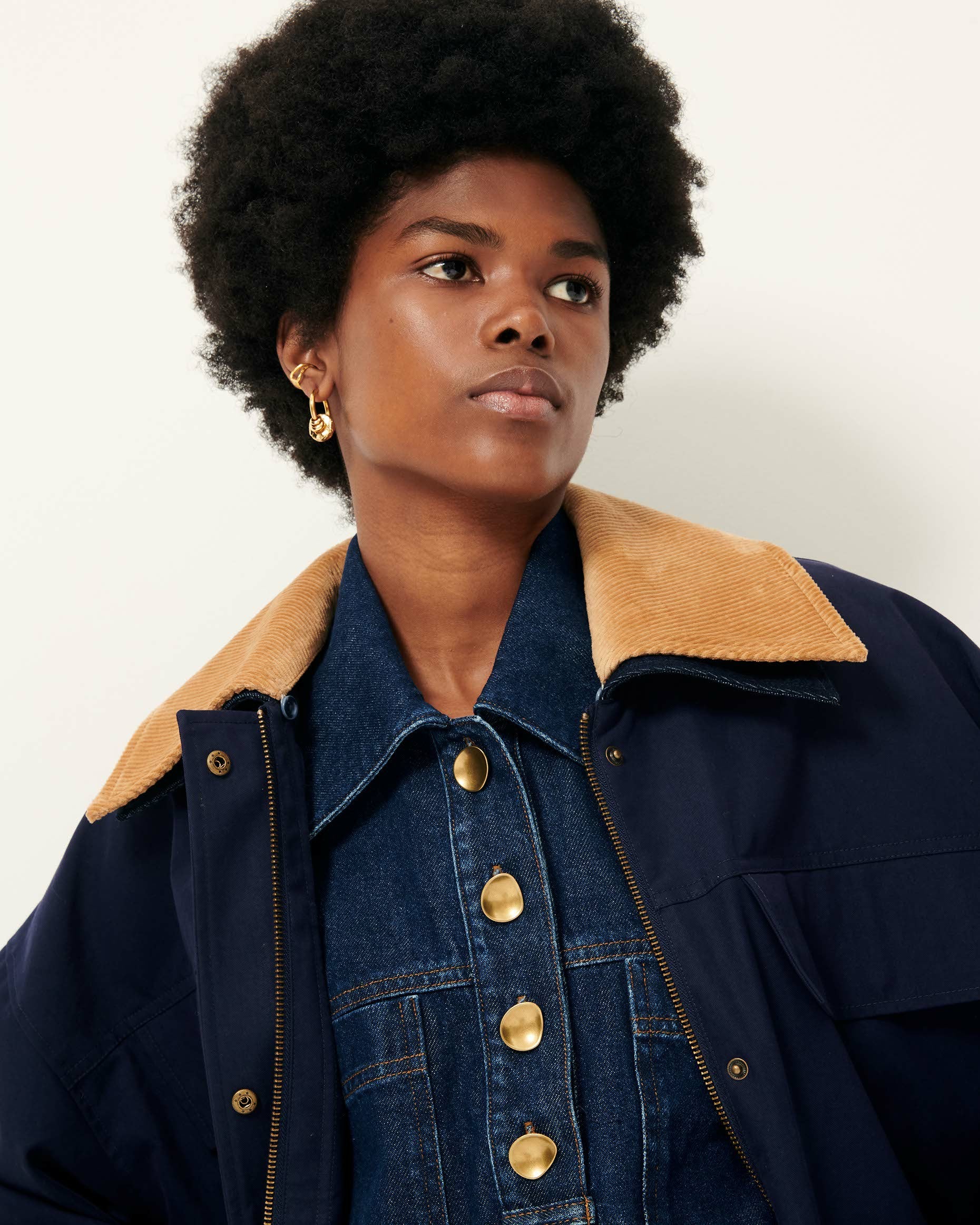 Women HUGUES Ink Blue | Jacket