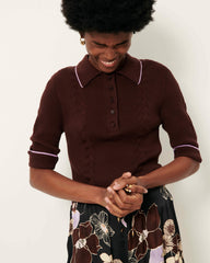 Women JODI Espresso | Polo shirt
