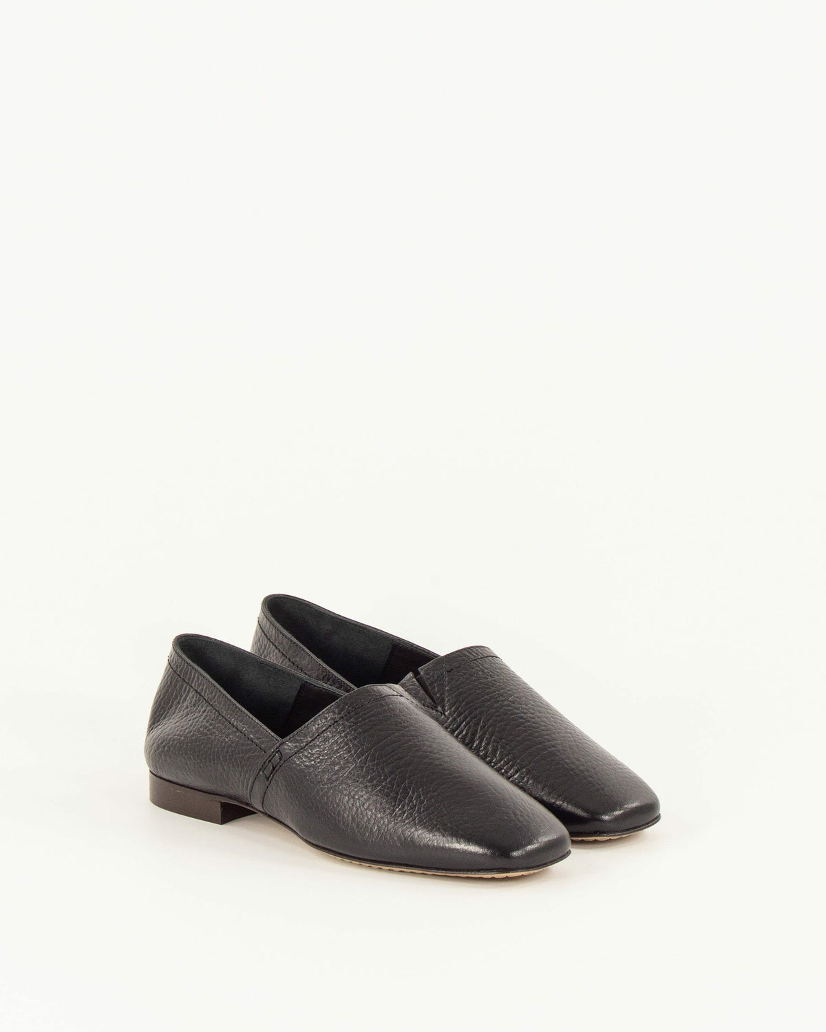 Women CEZA Black Leather | Slippers