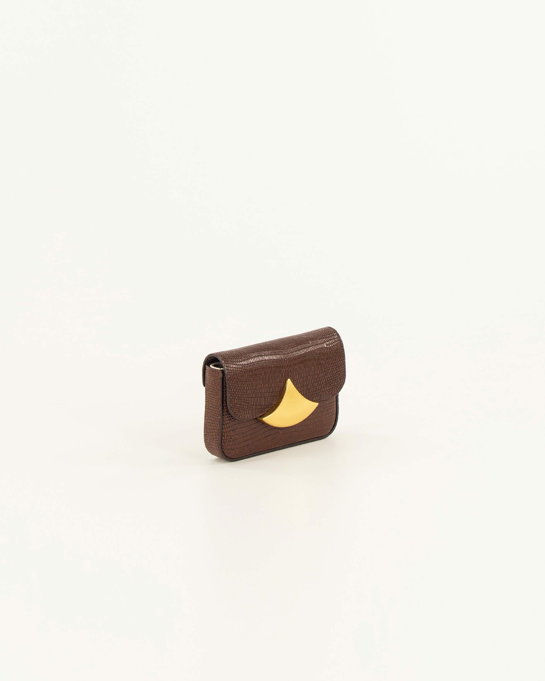 Women MICRO DIVILUZ Browny Lezard | Card holder | SESSÙN Official
