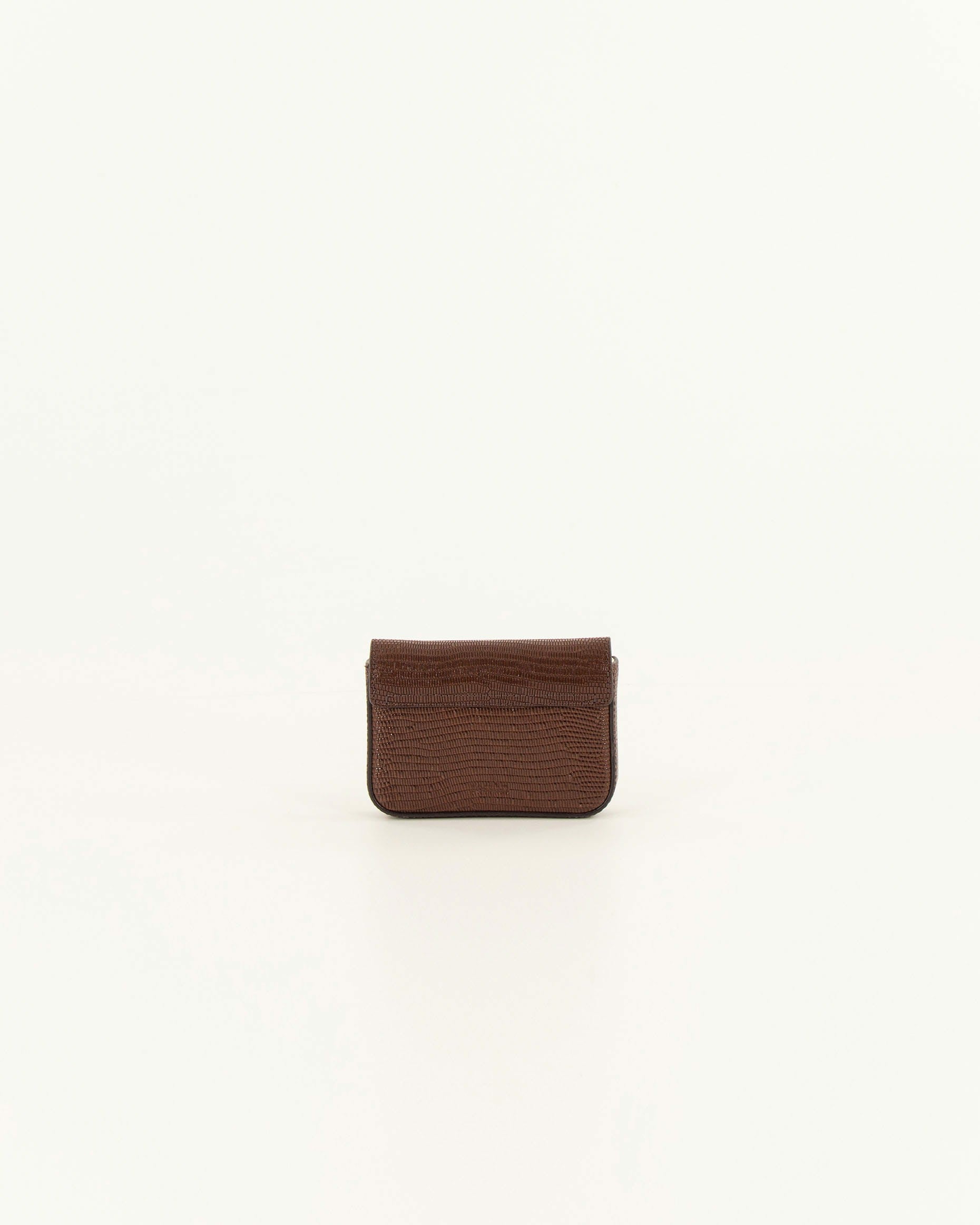 Women MICRO DIVILUZ Browny Lezard | Card holder | SESSÙN Official