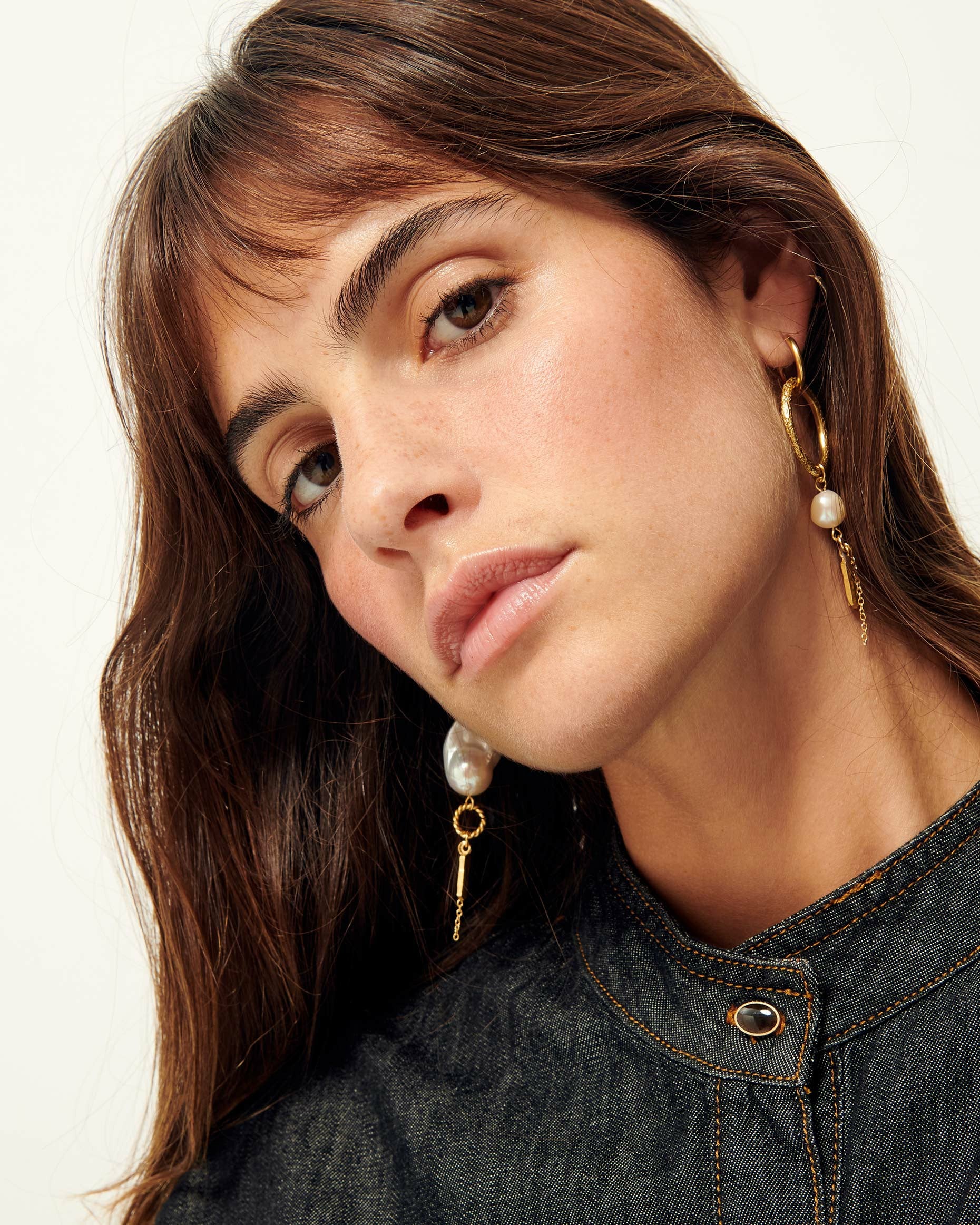 Women TOTI PEARL Doré | Earrings