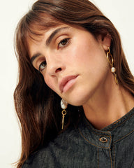 Women TOTI PEARL Doré | Earrings