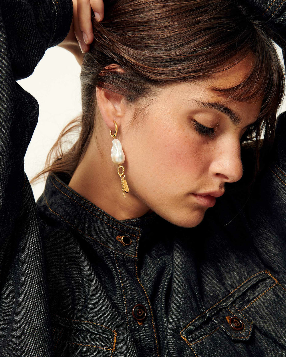 Women TOTI PEARL Doré | Earrings